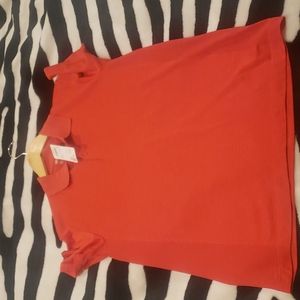 Men polo red/orange uniqlo Dry-ex Odor Control